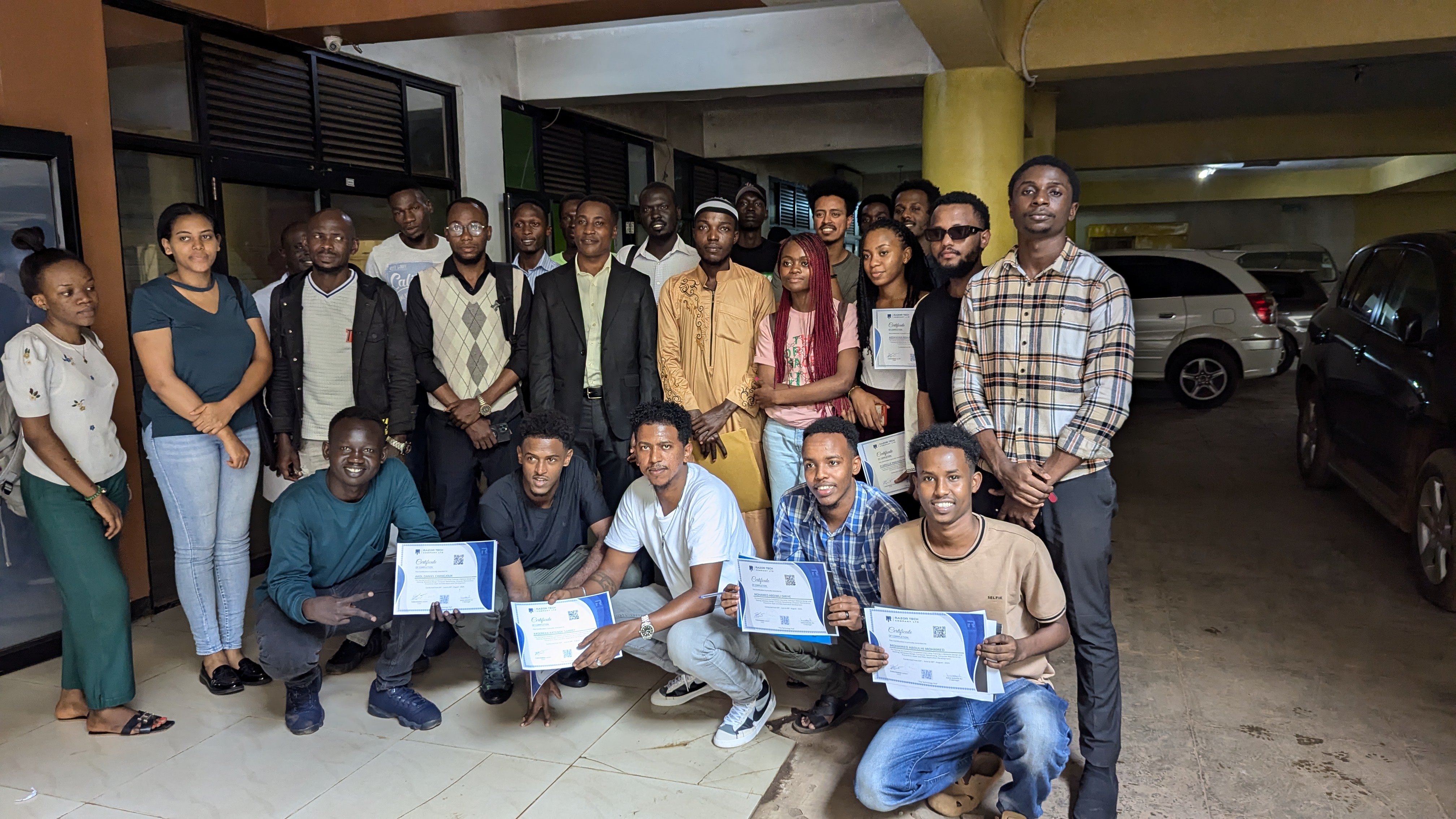 Internship Group Picture for June Intake 2024